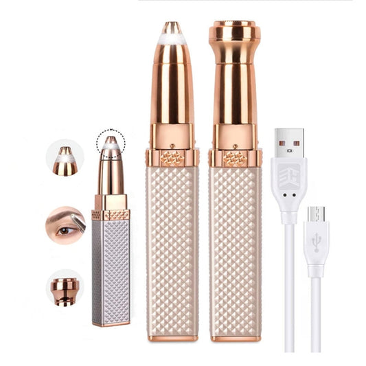 2 In 1 Eyebrow Trimmer Electric Shaver, Shape: Charging Style(3200) by bashfashion