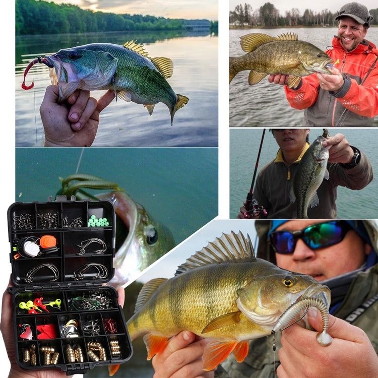 128 PCS / Set Road Squid Hook Accessories Set by bashfashion