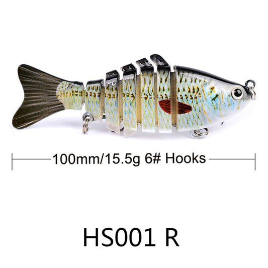 2 PCS PROBEROS HS001 10cm 15.5g Road Sub-Fish Bait Plastic Hard Bait(R) by bashfashion
