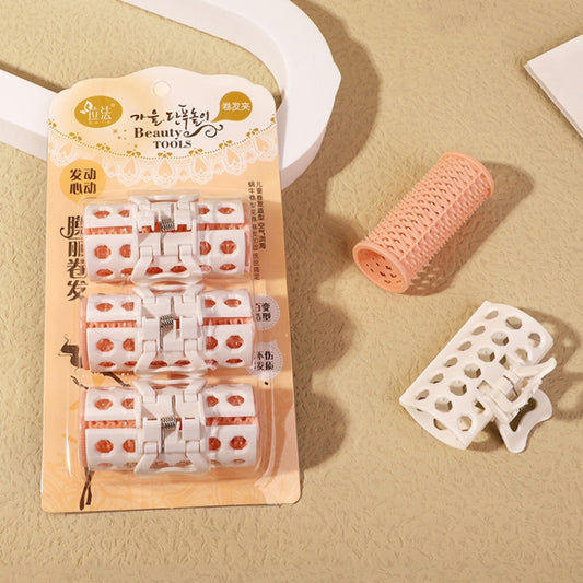 LS-18150 3 / Pack Air Bangs Lazy Curlers Random Color Delivery(Curly Hair Clip) by bashfashion