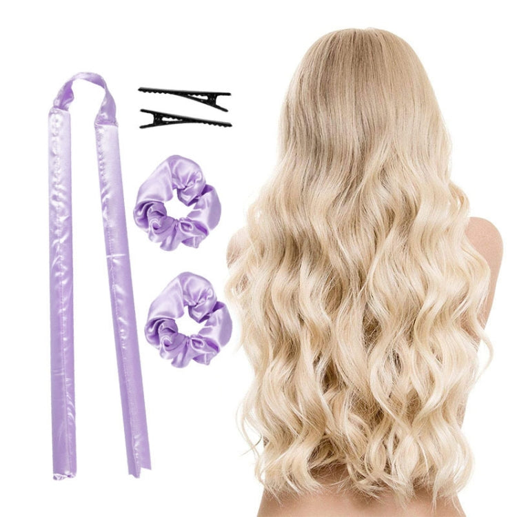 TZ403-1-1 5 In 1 Lazy EVA No Hot Foam Curler(Dream Purple) by bashfashion
