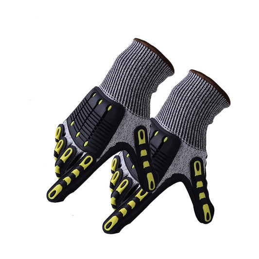 Outdoor Cycling TPR Cut-proof Wear-Resistant Gloves, Size: M(1008) by bashfashion