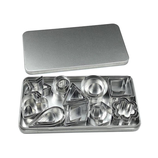 30 PCS / Set Stainless Steel Biscuit Mold by bashfashion