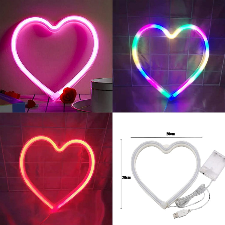 Neon LED Modeling Lamp Decoration Night Light, Power Supply: Battery or USB(White Thunder) by bashfashion