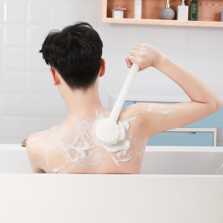 Home Long Handle Soft Hair Shower Brush(Ivory White) by bashfashion