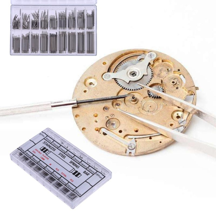 180 PCS / Box C014 8-25mm Stainless Steel Seamless Box Packing Spring Bar by bashfashion