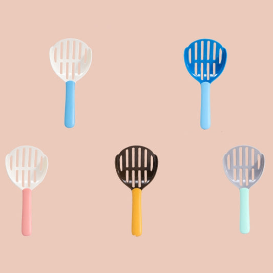 Pet Cat Litter Shovel Cat Poop Cleaning Tool(Blue + Light Blue) by bashfashion