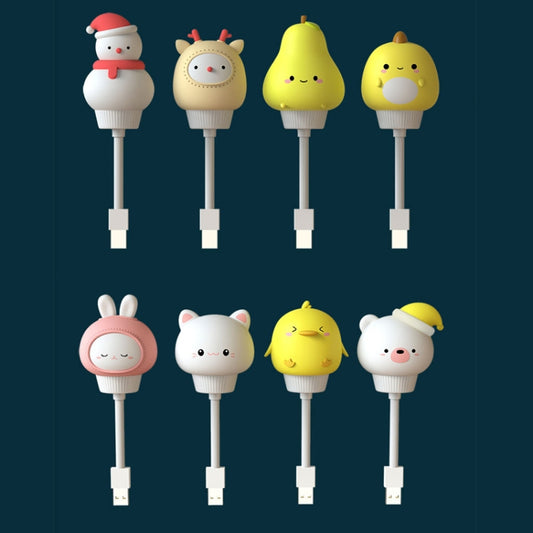 Cartoon USB Power Mini Night Light, Style: Remote Control Version(Cat) by bashfashion