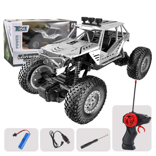 JZRC Alloy Remote Control Off-Road Vehicle Charging Remote Control Car Toy For Children Medium Alloy Silver by JZRC