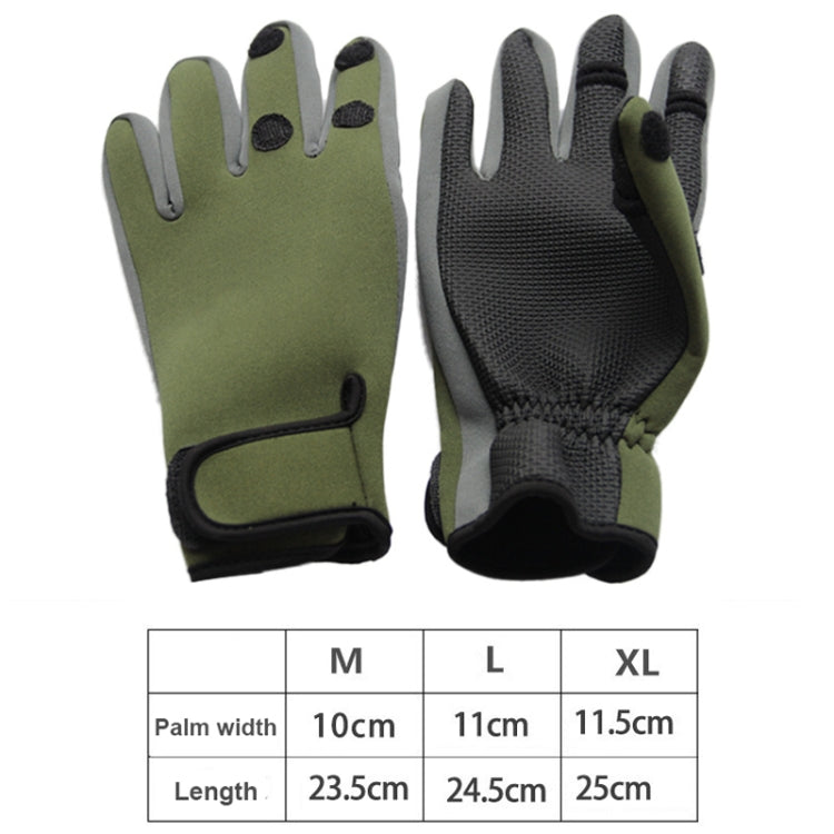 SKD-1102 Outdoor Bicycle Sports Fishing Gloves, Size: M(Green) by bashfashion