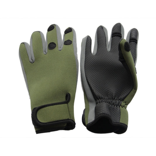 SKD-1102 Outdoor Bicycle Sports Fishing Gloves, Size: XL(Green) by bashfashion