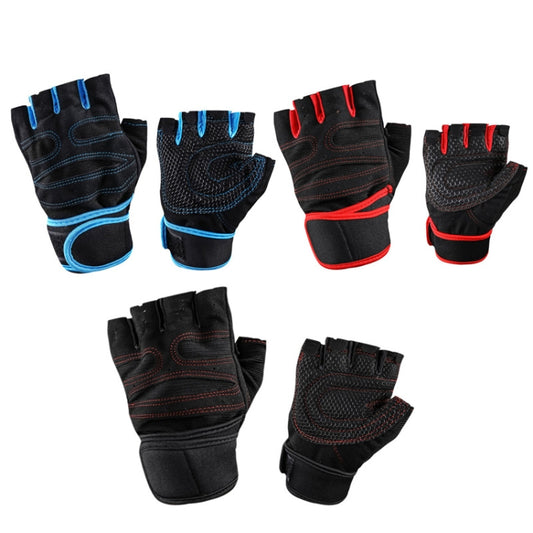 ST-2120 Gym Exercise Equipment Anti-Slip Gloves, Size: XL(Blue) by bashfashion