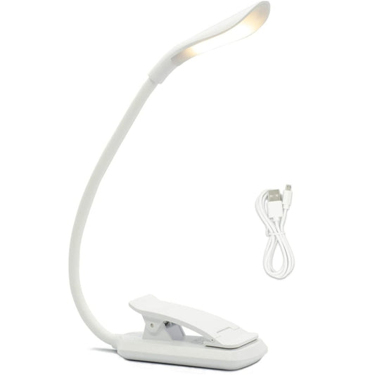 8027D-2 7 Beads LED Eye Protection Reading Folding Book Clip Light(White) by bashfashion