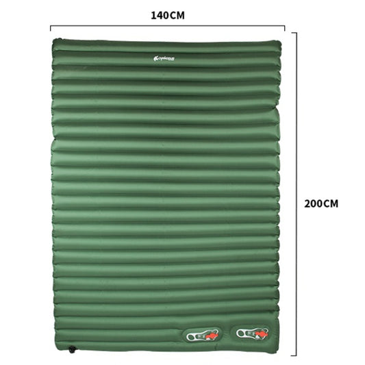 CHANODUG 4028 Outdoor Camping Double TPU Inflatable Mattress(Green) by CHANODUG
