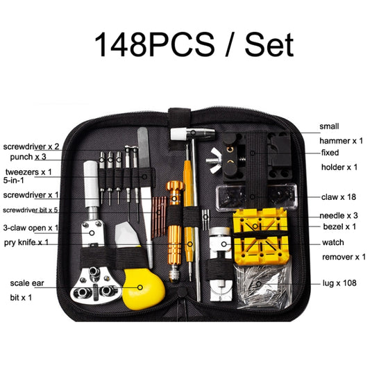 148 PCS / Set Watch Repair And Disassembly Tool Set by bashfashion