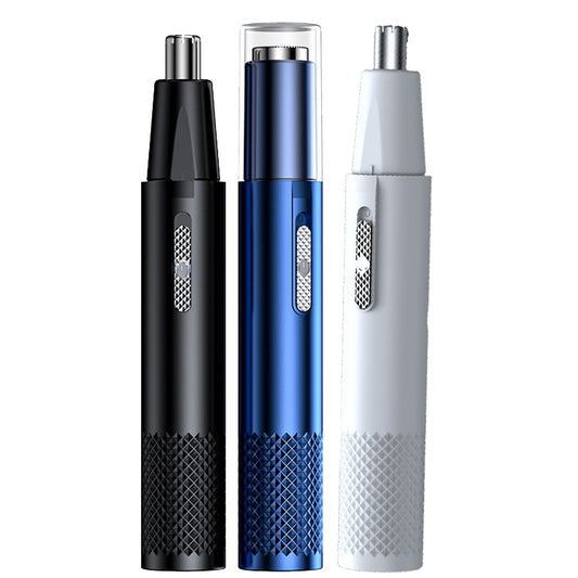 YD-112 Electric Nasal Hair Cutting Shear, Style: Nose Hair Device+Shaver(White) by bashfashion