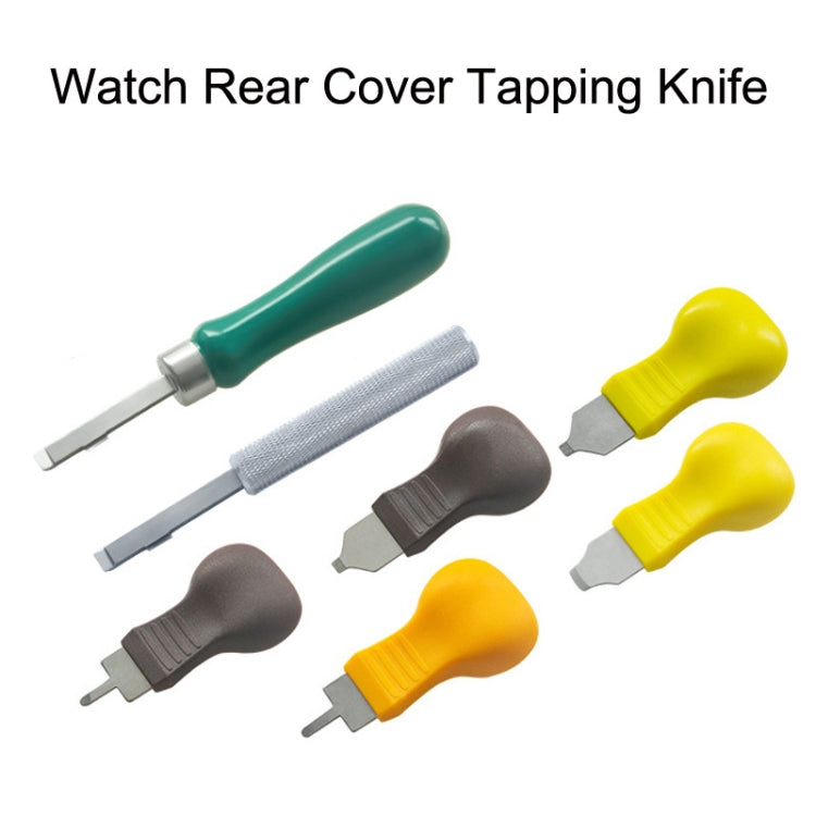 10 PCS Watch Rear Cover Tapping Knife Watch Opener, Style: Brown Narrow Mouth by bashfashion