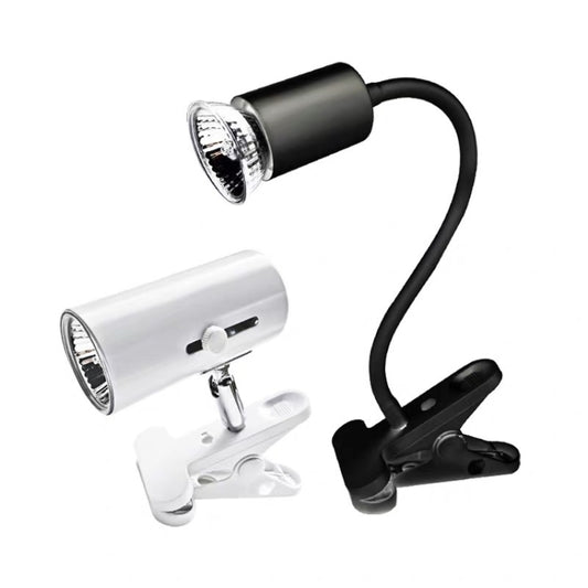 ZY-UAB Turtle Backlight UVA Heated Climbing Pet Backlight, EU Plug With Bulb(Black Short Light Stand) by bashfashion