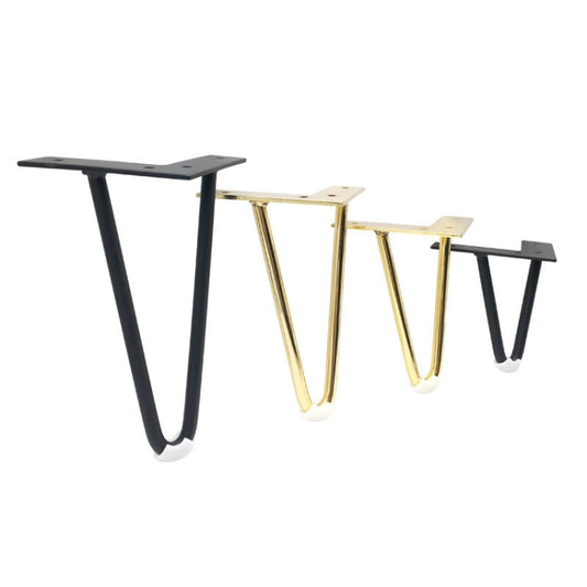 LH-S0006 Metal Furniture Support Legs, Height: 25cm(Titanium) by bashfashion