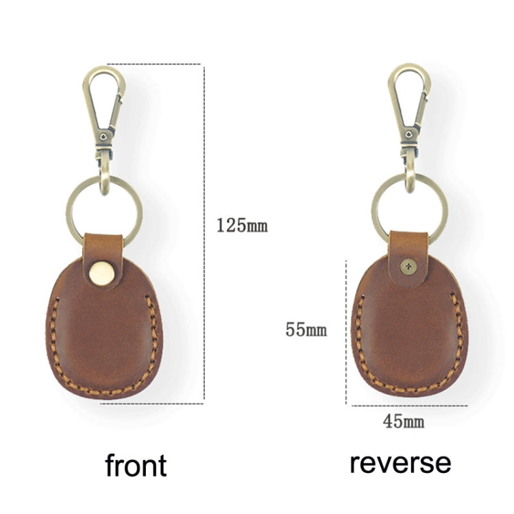 18Y-011 Vintage Leather Access Control Proximity Card Holder(Coffe) by bashfashion
