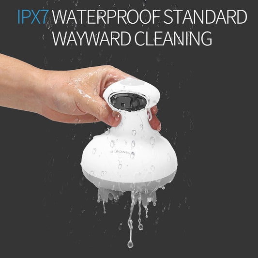 Smart Dragon Claw Hand Vibrating Kneading Head Massager, Specification: English(White) by bashfashion