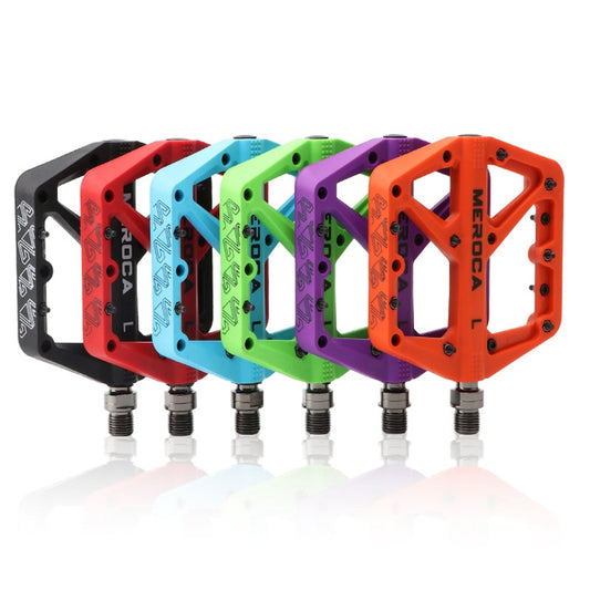 MEROCA Mountain Bike Nylon Pedal(Green) by MEROCA
