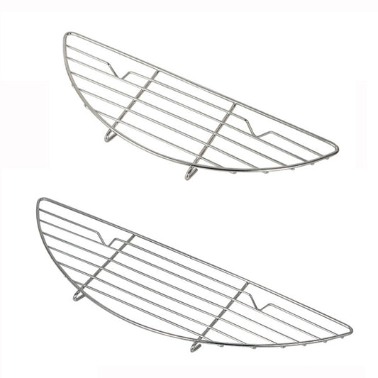 304 Stainless Steel Camping BBQ Frying Pan Steaming Rack, Size: 37x11cm by bashfashion