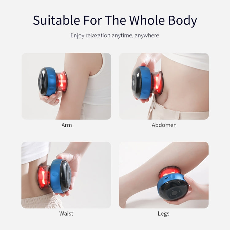 6-speed USB Plug-in Electric Cupping Massage Device(Red Wine) by bashfashion