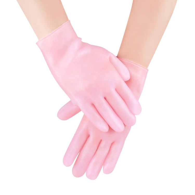 1 Pair Waterproof Sun-Proof Gloves Moisturizing Anti-Crack Handguard, Size: Free Size(Pink) by bashfashion