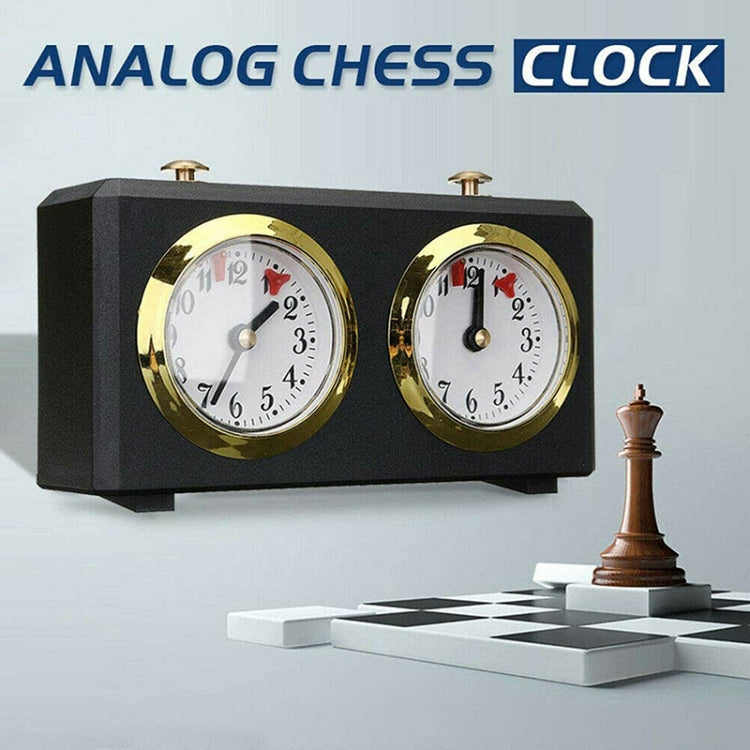 DT05ah Mechanical International Chess Clock(Black) by bashfashion