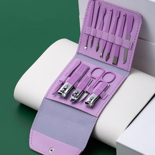 12 in 1 Purple Convenience Tools Cutting Nails by bashfashion