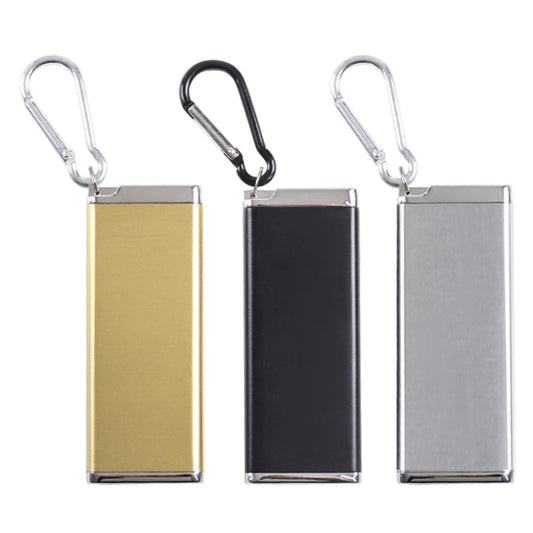 Portable Cigarette Case Portable With Lid Sealed Ashtray, Color: Gold by bashfashion
