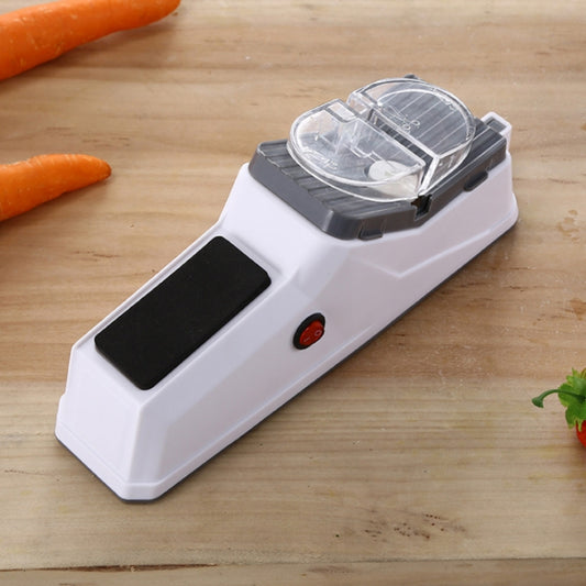 JJ-1 Kitchen Electric Double Sided Knife Sharpener, Specification: CN Plug by bashfashion
