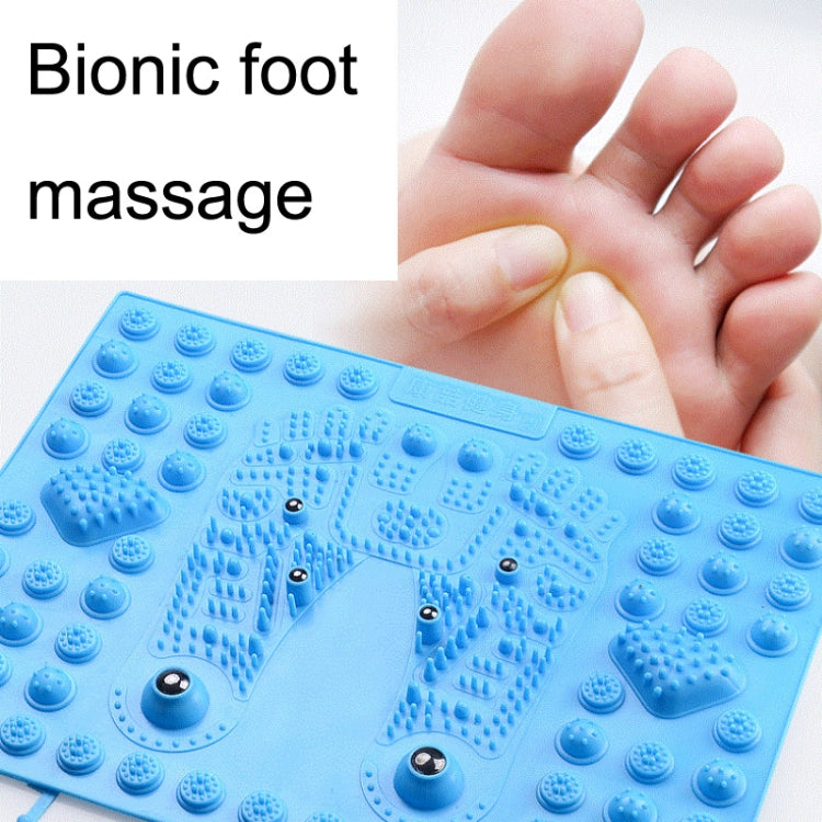 Fitness Toe Pressing Board Foot Magnetic Therapy Massage Pad(Blue) by bashfashion