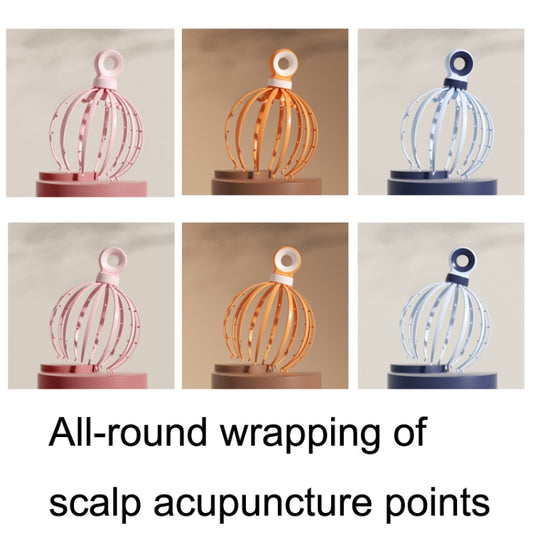 D18 Head Massager Relax Scalp Meridian Massager, Style: 18 Claw (Pink) by bashfashion