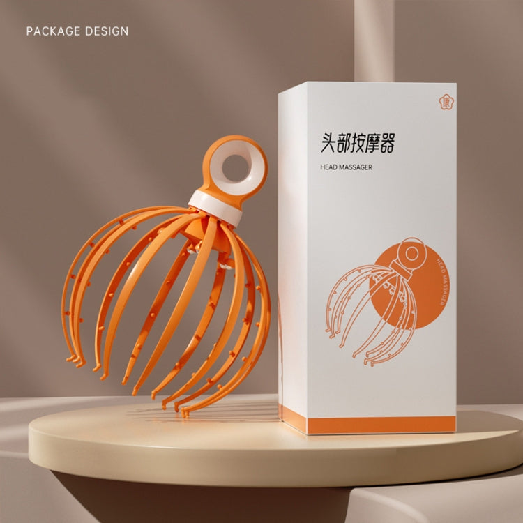 D18 Head Massager Relax Scalp Meridian Massager, Style: 12 Claw (Pink) by bashfashion