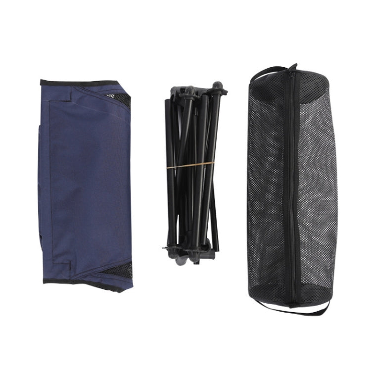 Outdoor Camping Aluminum Alloy Portable Folding Beach Chair, Colour: With Pocket (Dark Gray) by bashfashion