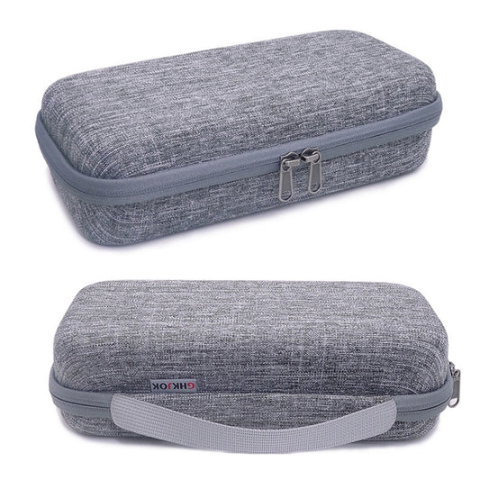 CHKJOK Game Console Bracket Function EVA Protective Sleeve For Switch Oled(Gray) by CHKJOK