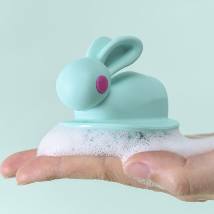 2 PCS Cute Rabbit Shaped Silicone Shampoo Brush(White) by bashfashion