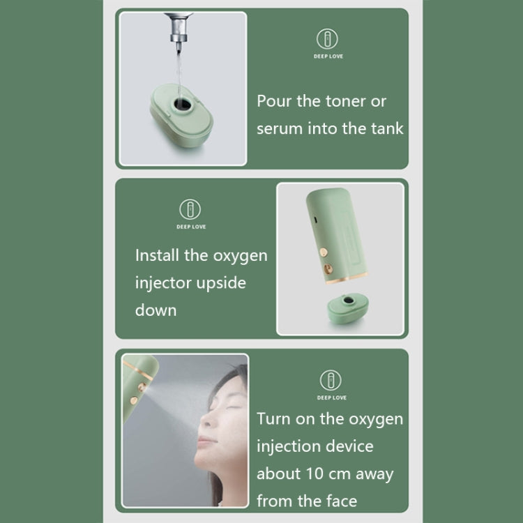 Yc168 Portable High Pressure Nano Oxygen Injector(Pink) by bashfashion