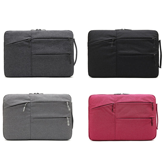 Zipper Type Polyester Business Laptop Liner Bag, Size: 14 Inch(Dark Gray) by bashfashion