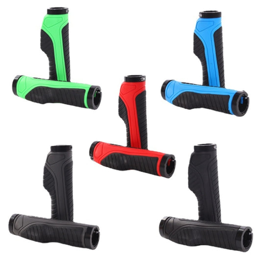 1 Pair Bicycle MTB Bike Handlebar Grips Rubber Anti-Slip Racing Bike Grip(Green) by bashfashion