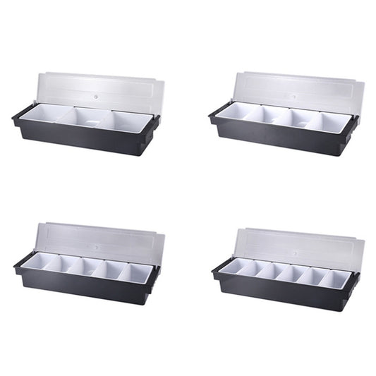 Large Capacity Compartmentalized Fruit Box, Specification: Four Grids by bashfashion