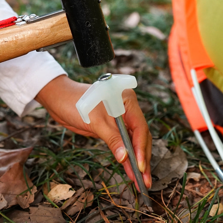 6 PCS Outdoor Camping Tent Luminous Nails(25cm) by bashfashion