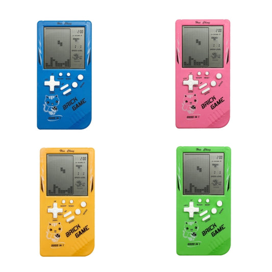 Large Screen Retro Children Handheld Game Console(Pink) by bashfashion