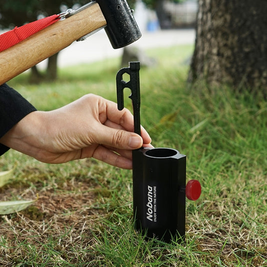 Outdoor Camping Canopy Pole Holder(Black) by bashfashion