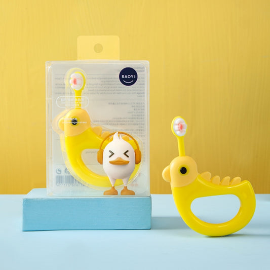 2 PCS RAOYI Cartoon Small Yellow Chicken Soft Hair Toothbrush(Yellow) by bashfashion