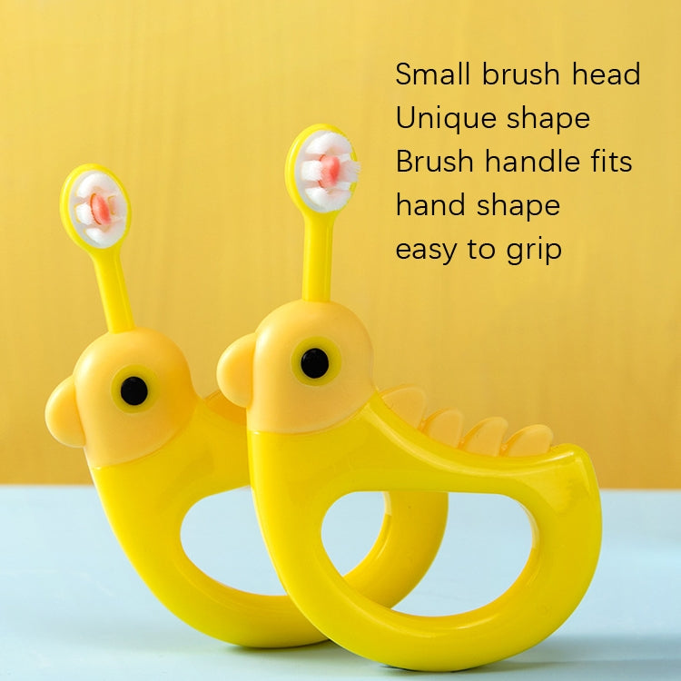 2 PCS RAOYI Cartoon Small Yellow Chicken Soft Hair Toothbrush(Yellow) by bashfashion