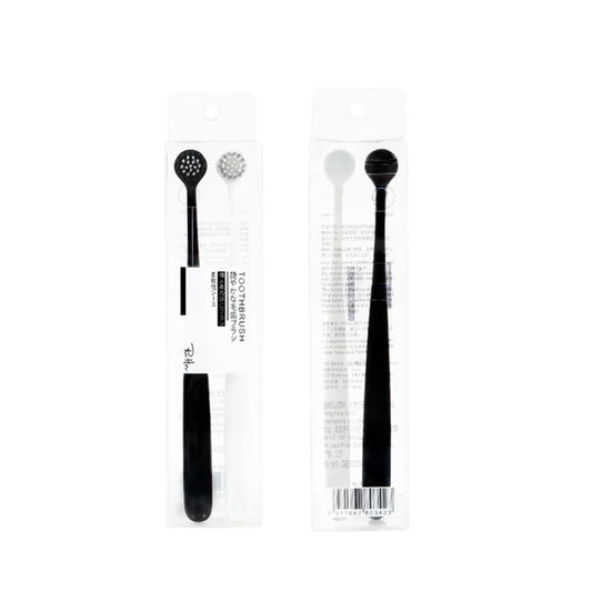 3 Boxes RAOYI Spiral Hair Couple Teeth Brush Small Round Head Adult Soft Hair Toothbrush(Black+White) by bashfashion