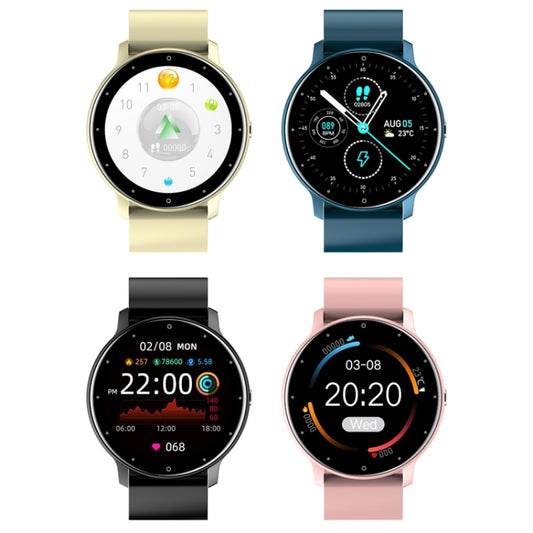 ZL02 Smart Heart Rate Blood Pressure Oxygen Monitoring Sports Pedometer Wireless Bluetooth Watch(Black) by bashfashion